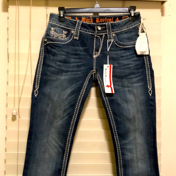 Thec rock revival Darcy boof ankle skinny stretch jen - Picture 1 of 11